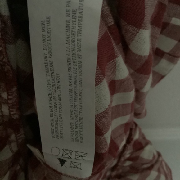 Capulet “Nadine” Red/White Gingham Ruffle Wrap Dress Size M NEW WITHOUT TAGS - Picture 10 of 11